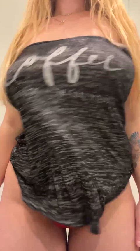 My tits don’t bounce, they crash