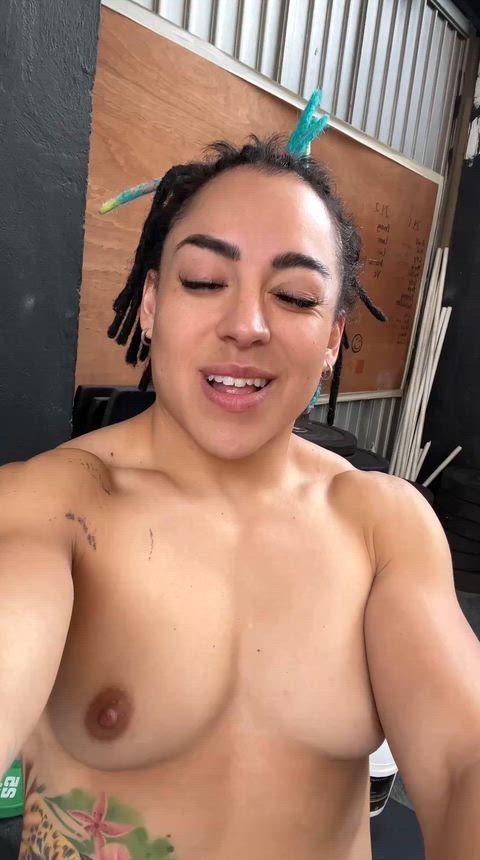 ready to hit a workout with mommy