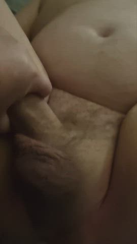 Just pegging his arse for the first time