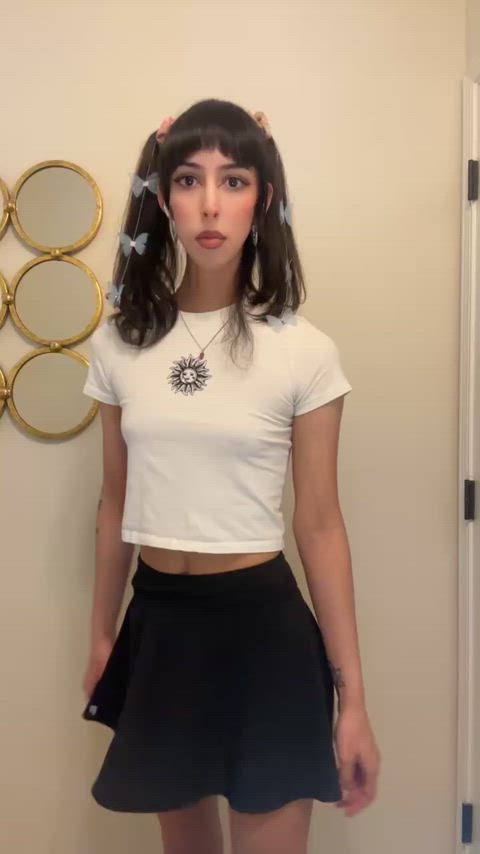 Cute girls always comes with surprises