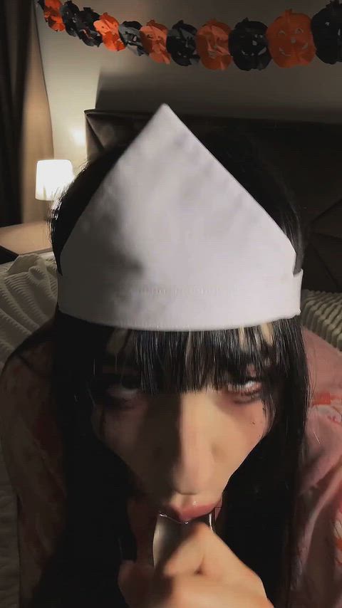 Cumshot Cute Ebony Latina Lingerie Masturbating POV Rough Sissy Teen Porn GIF by misa_ki