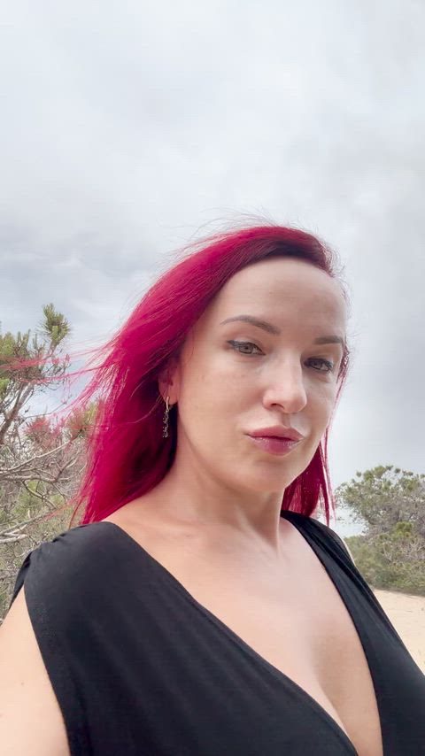 I took you for a walk, but I’m not interested in walking anymore.
I want you to satisfy me right now.