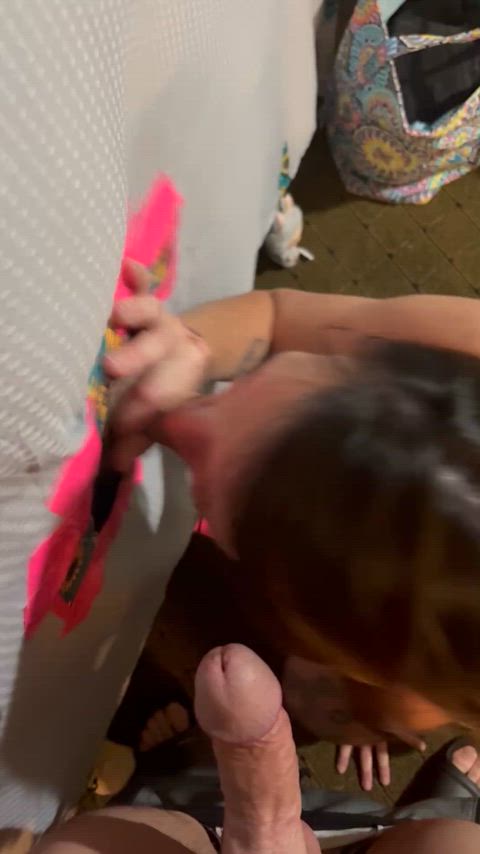 Sucking the stranger and the cameraman