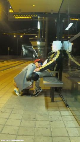 Amateur Big Tits Blowjob Choking Intense Public Rough Sex Standing Doggy Porn GIF by duromami
