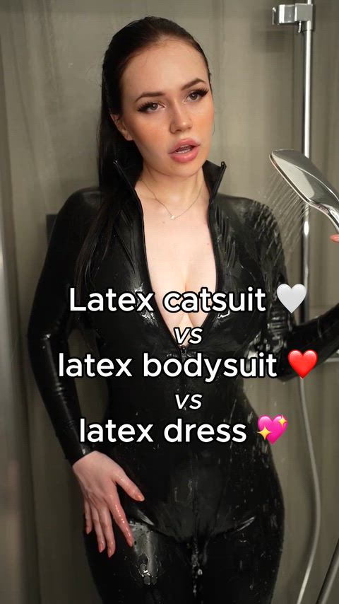 I think the latex catsuit is the best