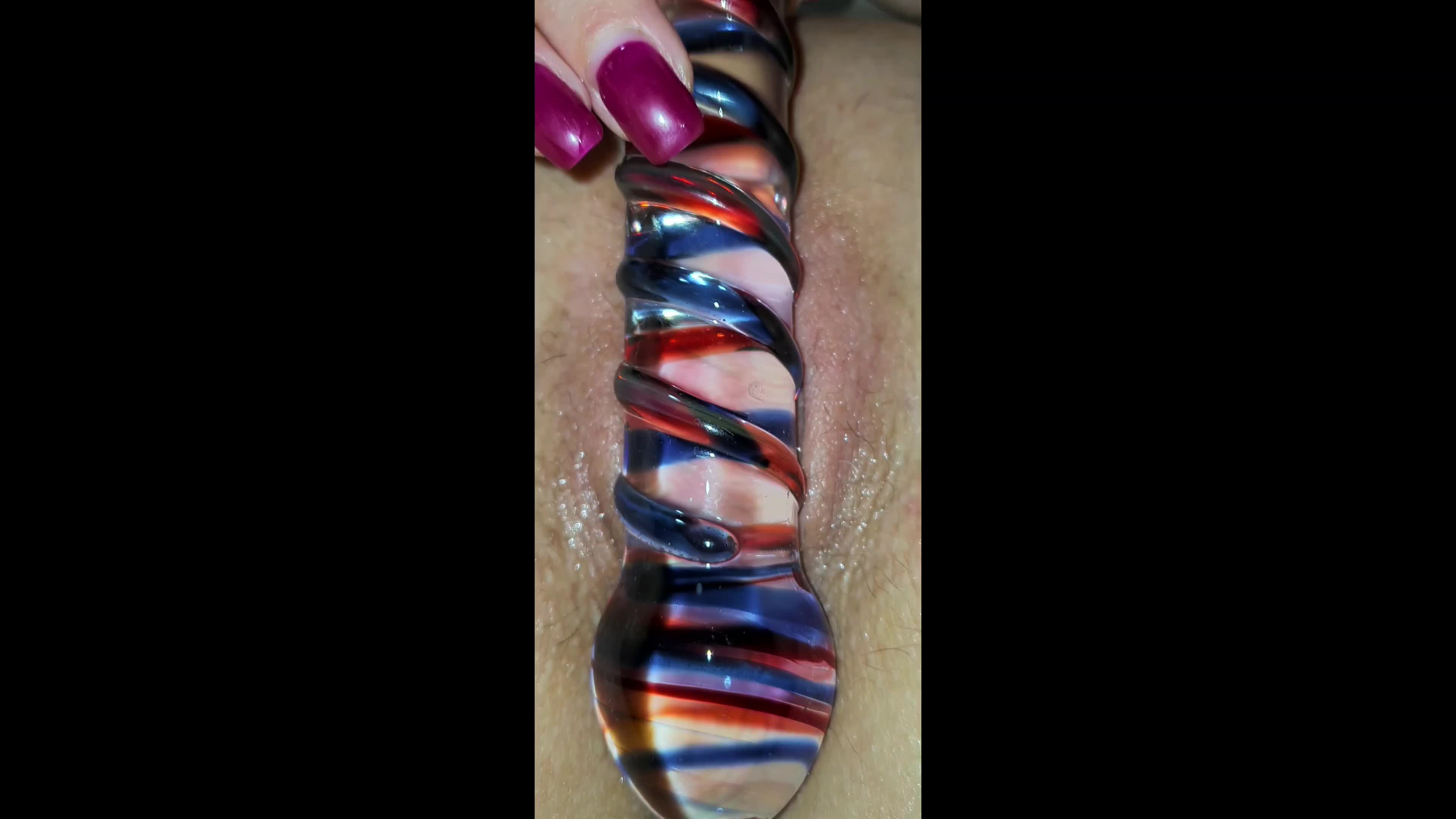 Using My favorite glass toy 🤤 xx 54yo 🇦🇺
