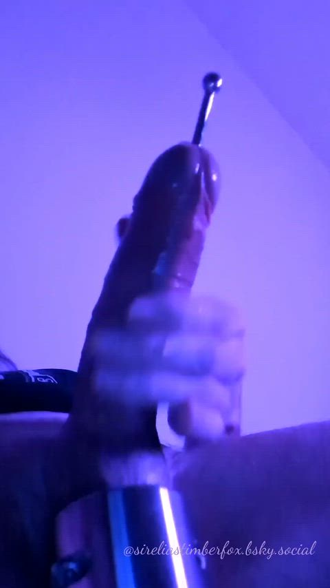 Watch how i slowly pull it out... (10mm beaded and curved sounding rod) ^-^