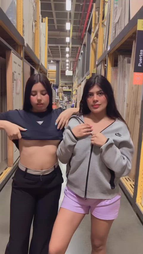Taking off our tops in public