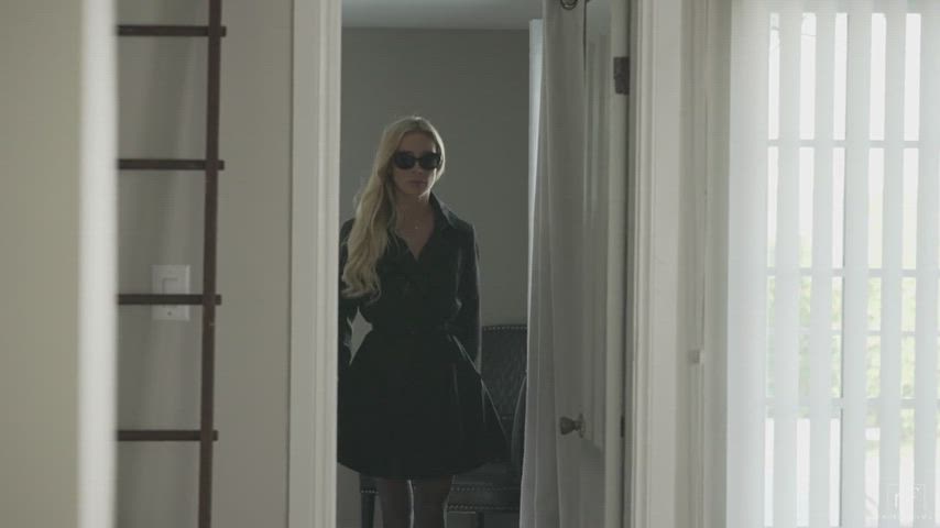 Aiden Ashley Blonde Cute Lift and Carry Lingerie Pretty Porn GIF by mephisto31