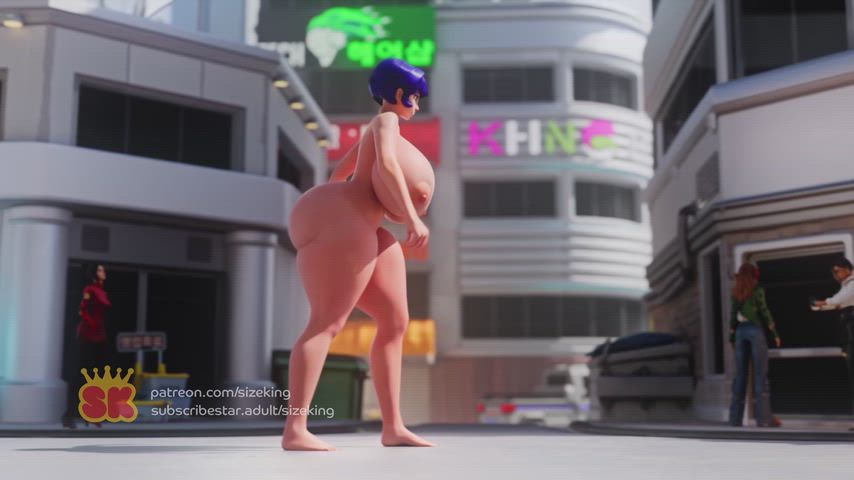 [F] When you cause a traffic pile up because of your curves (OC - SizeKing)