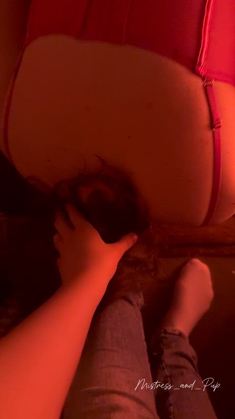 Reminding her who's in charge