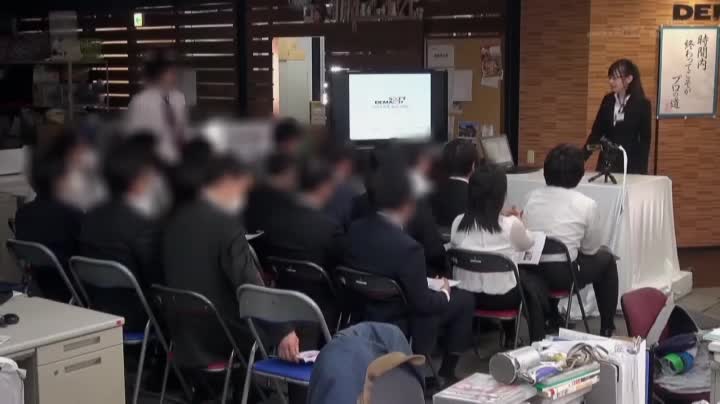 Otani Minori, Asami Sena, Kaise Anju - Cum-crazy Company Orientation Meeting With Prematurely Ejaculating Female Staffers