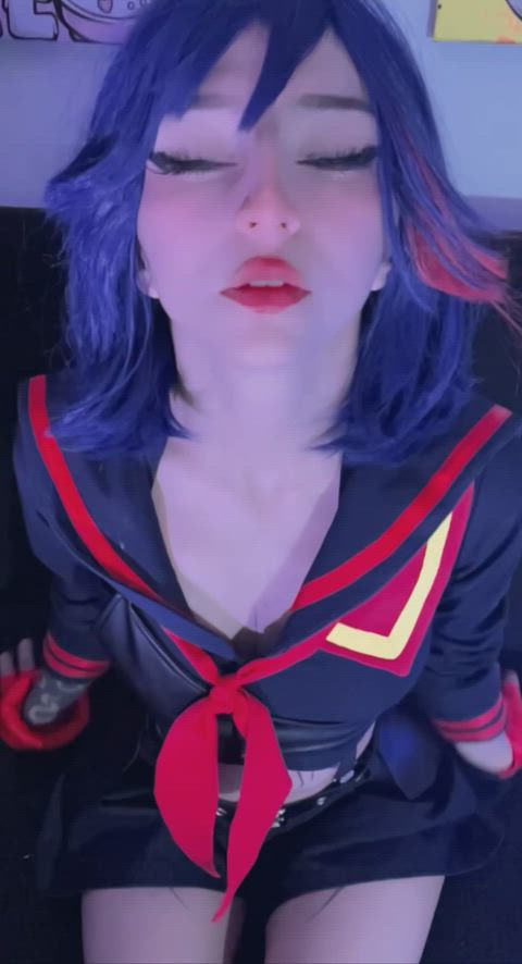 Will you ruin my face with your cum?