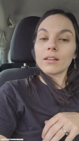 19 Years Old Amateur Car Compilation Exhibitionist Flashing Public Small Tits Tits Porn GIF by duromami