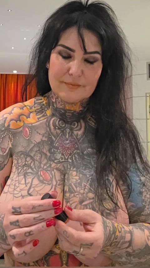 Camgirl Goth Shower Porn GIF by tattoobayo