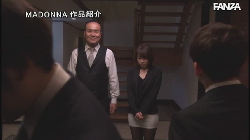 "My Boss and me, after the last of the party guests were gone!" ~ Tsubasa Hachino (156) in JUY-605 (part 20
