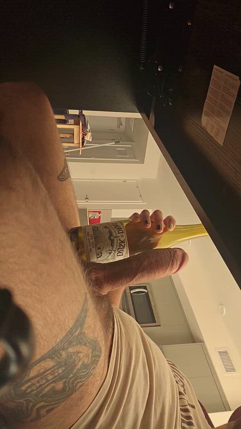 wine bottle from last night