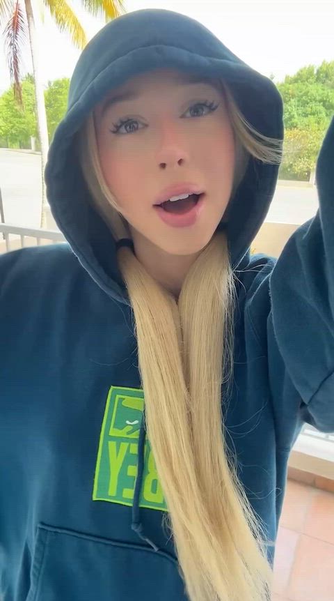 Would you stop me if you saw me doing this outside?