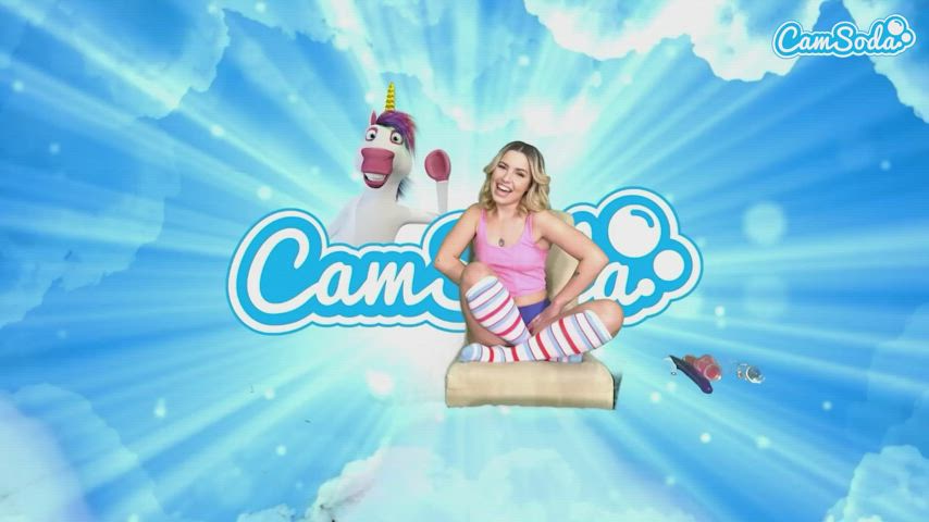 Amateur Blonde Camgirl Dildo Huge Dildo Small Tits Sucking Teen Tits Porn GIF by camsoda