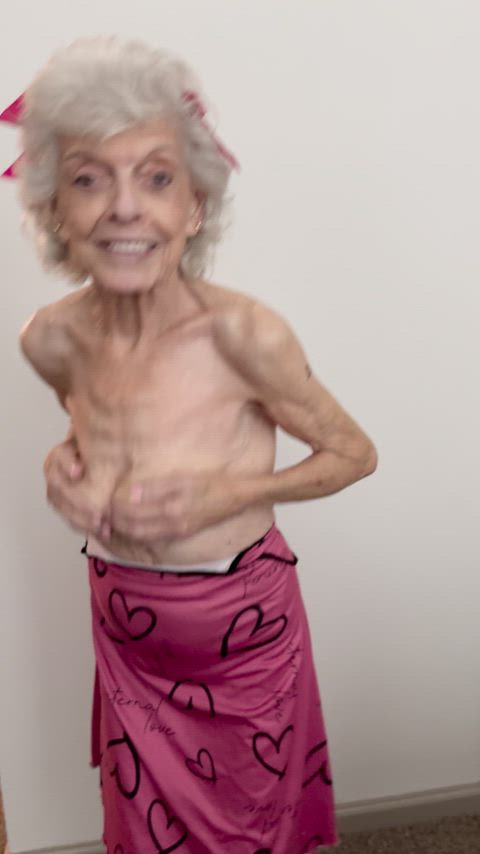 Whose cock is aching for grandma right now...