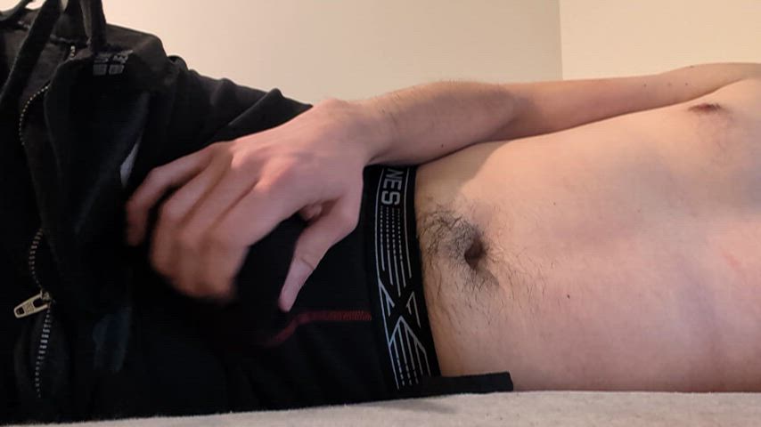 [M] Don't want to go to work :( also still feels weird to show my dick with insecurity and all that but still had fun with this
