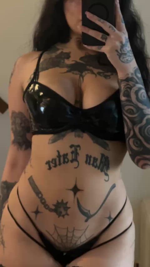 I think my tattoos perfectly highlight my curvy Latina figure