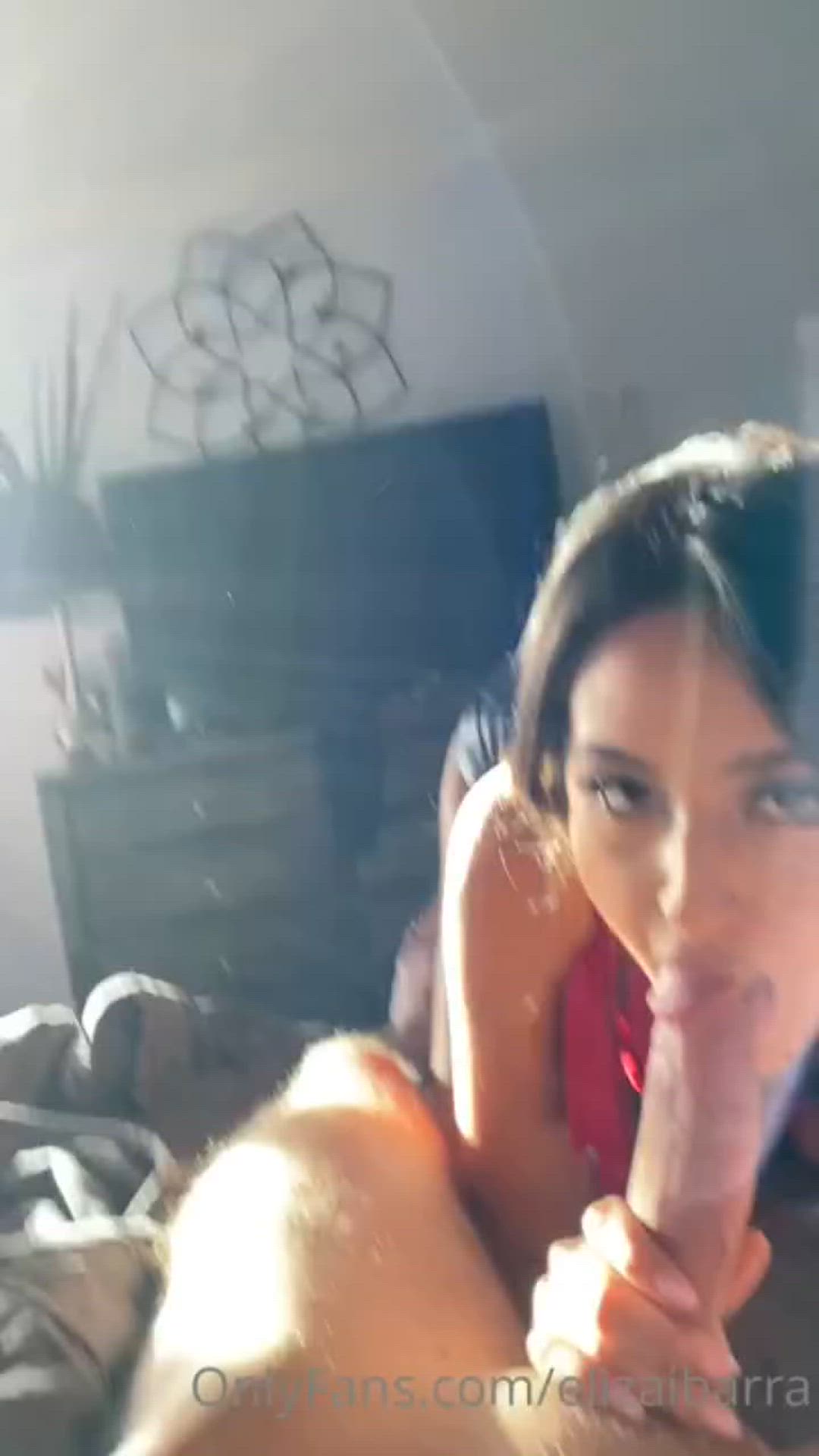 Blowjob, Cum, Eliza Ibarra, blowjobs, cumshot-in-mouth-only, girls-finishing-the-job