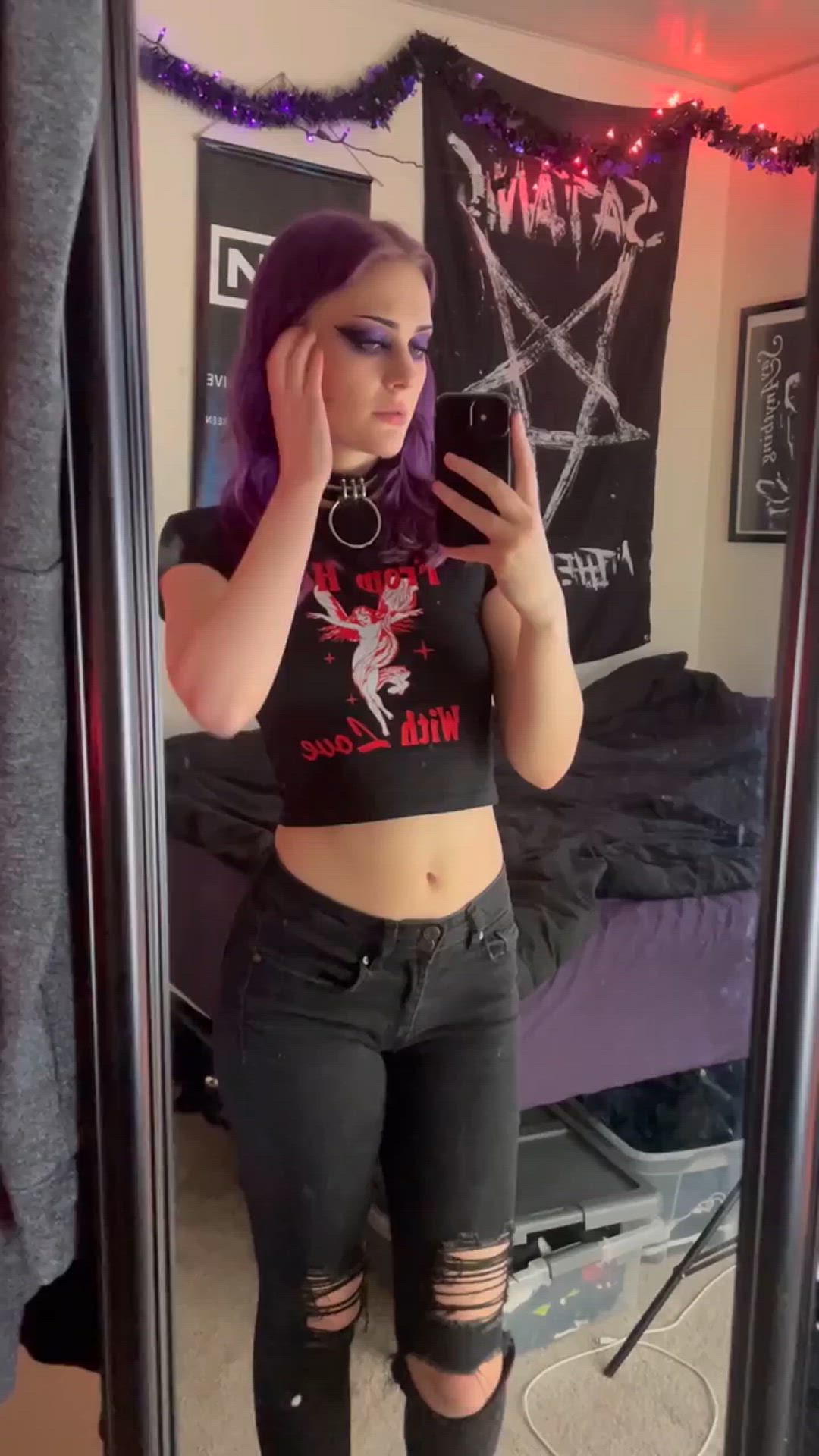Alt, Alternative, Demon, Emo, Flashing, Goth