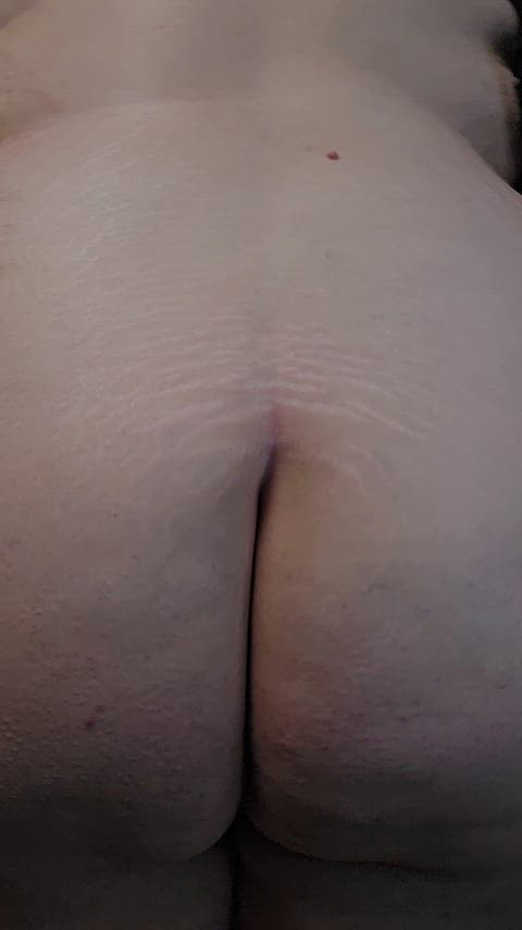 His cum dripping out my asshole