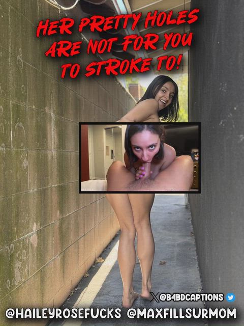 Her pretty holes are NOT For you to stroke to, Beta