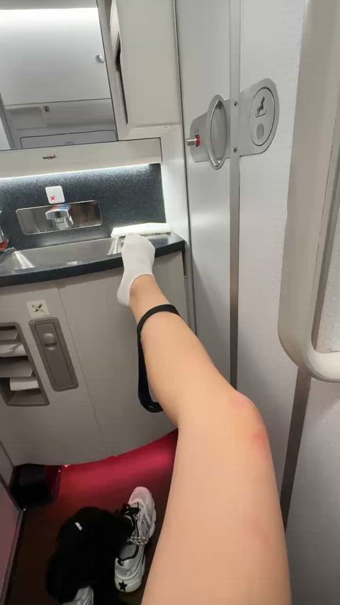 What if someone notices that I'm masturbating on the plane...