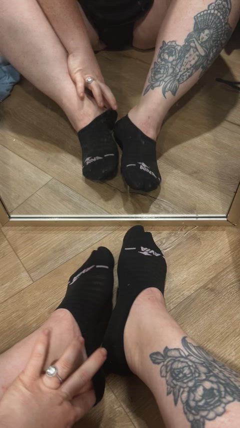 Sweaty after a longer workout