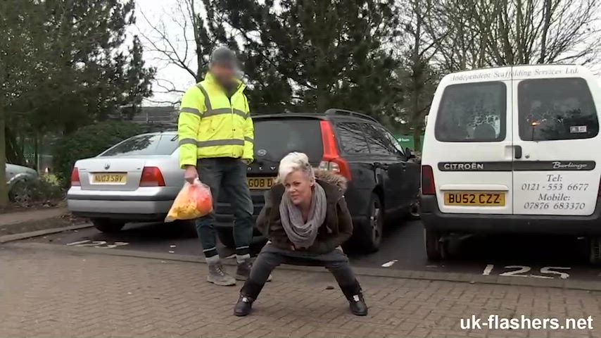 British Flashing Outdoor Piss Pissing Public r/Weird_Porn Porn GIF by adultprime