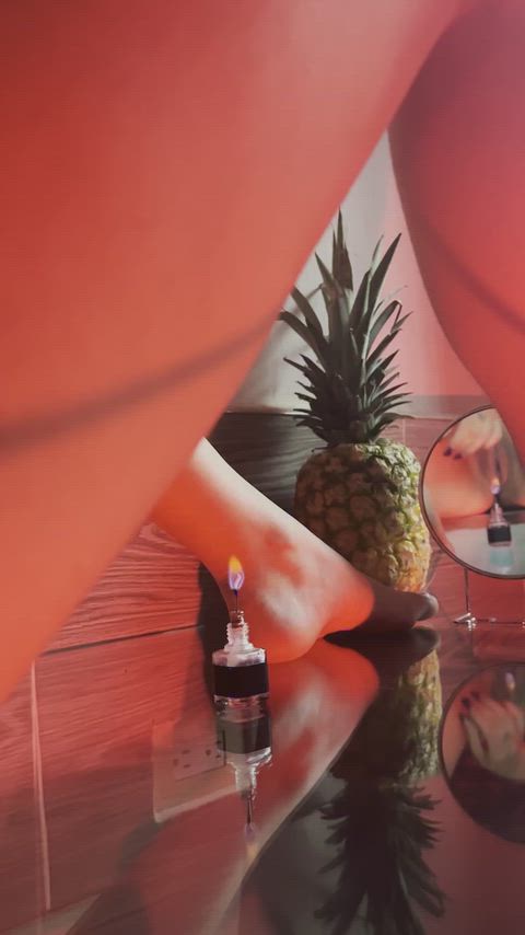 I like to check out my pussy in the mirror while doing a cloud... Sometimes