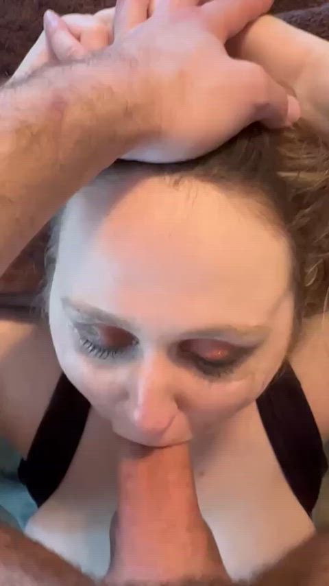 My husbands friends use my throat like a fleshlight because I’m their ugly free use slut they dump their cum on and leave