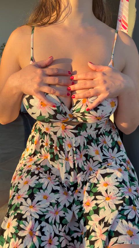 time to get messy with my boobs
