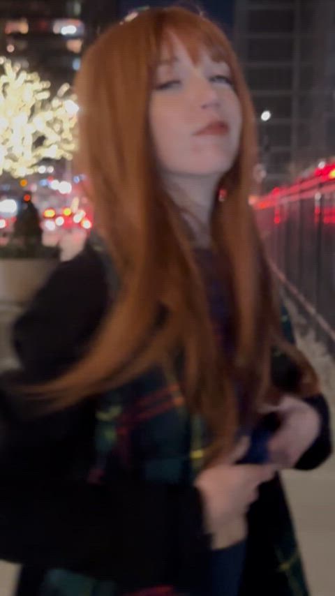 Your favorite braless redhead