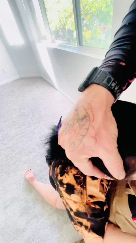 Wasian throat used like a fleshlight