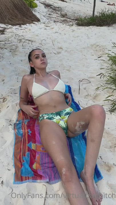Babe Beach Boobs Flashing OnlyFans Public Titty Drop Porn GIF by populardick
