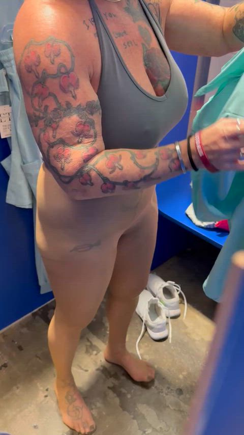 He loves to watch me change clothes