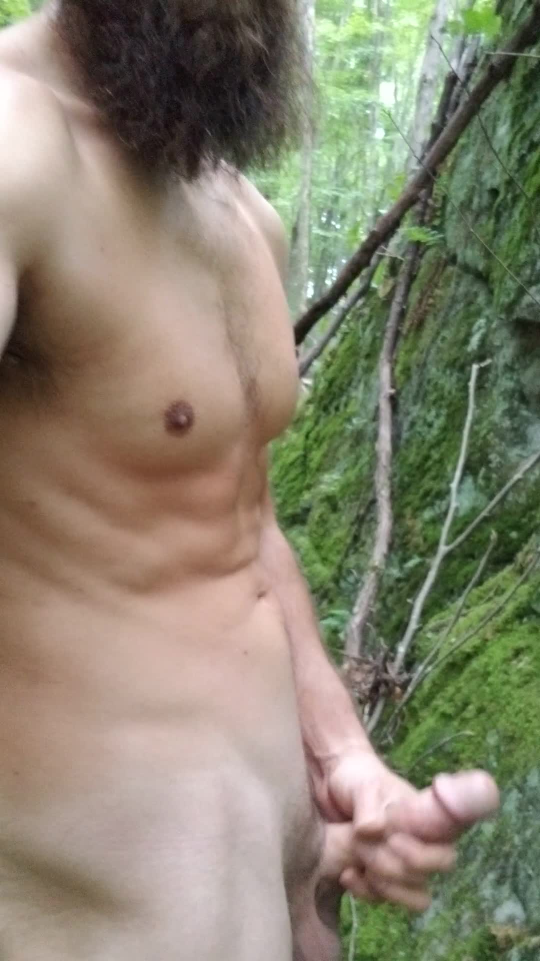 Frolicking in the forest