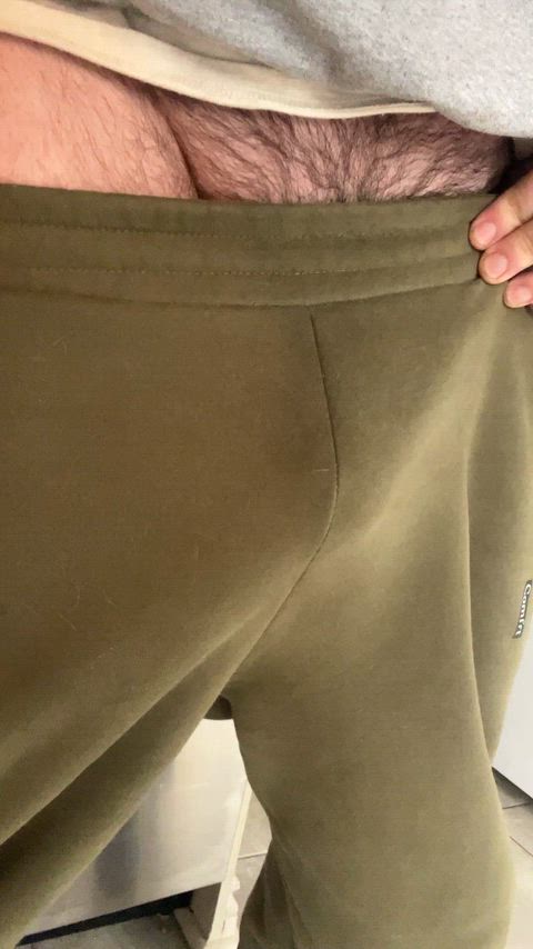 In the kitchen cooking a little something.