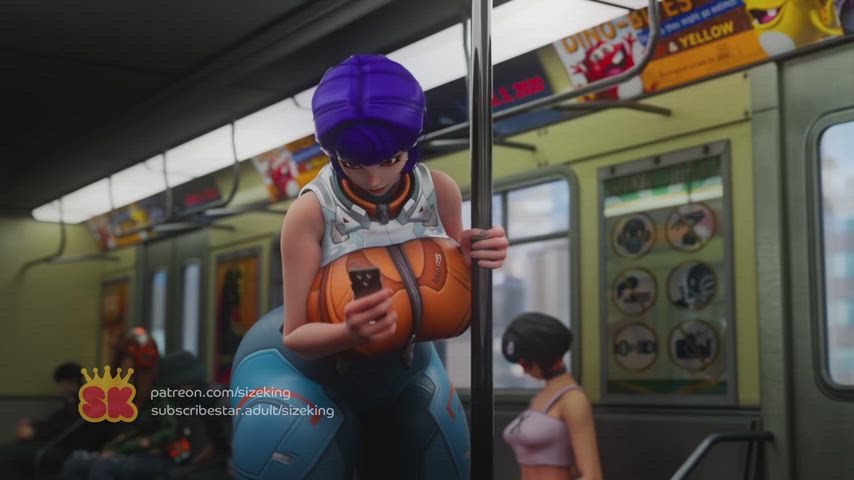 [F] when you're on the train but you left your expansion remote on at home >.< (OC - SizeKing)