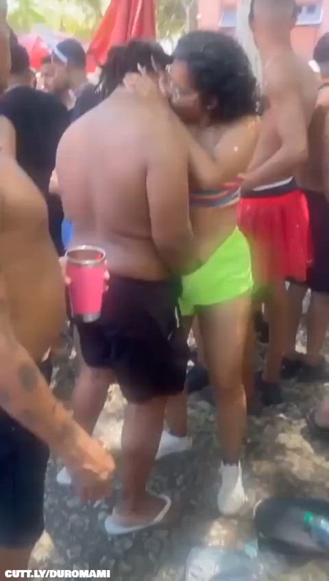 Amateur Beach Brazilian Groping Latina Masturbating Public Real Couple Trashy Trashy Boners Porn GIF by duromami
