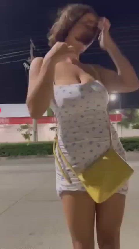Amateur Big Tits Exhibitionism Exhibitionist Flashing Huge Tits Natural Tits Public Titty Drop Voyeur Porn GIF by populardick