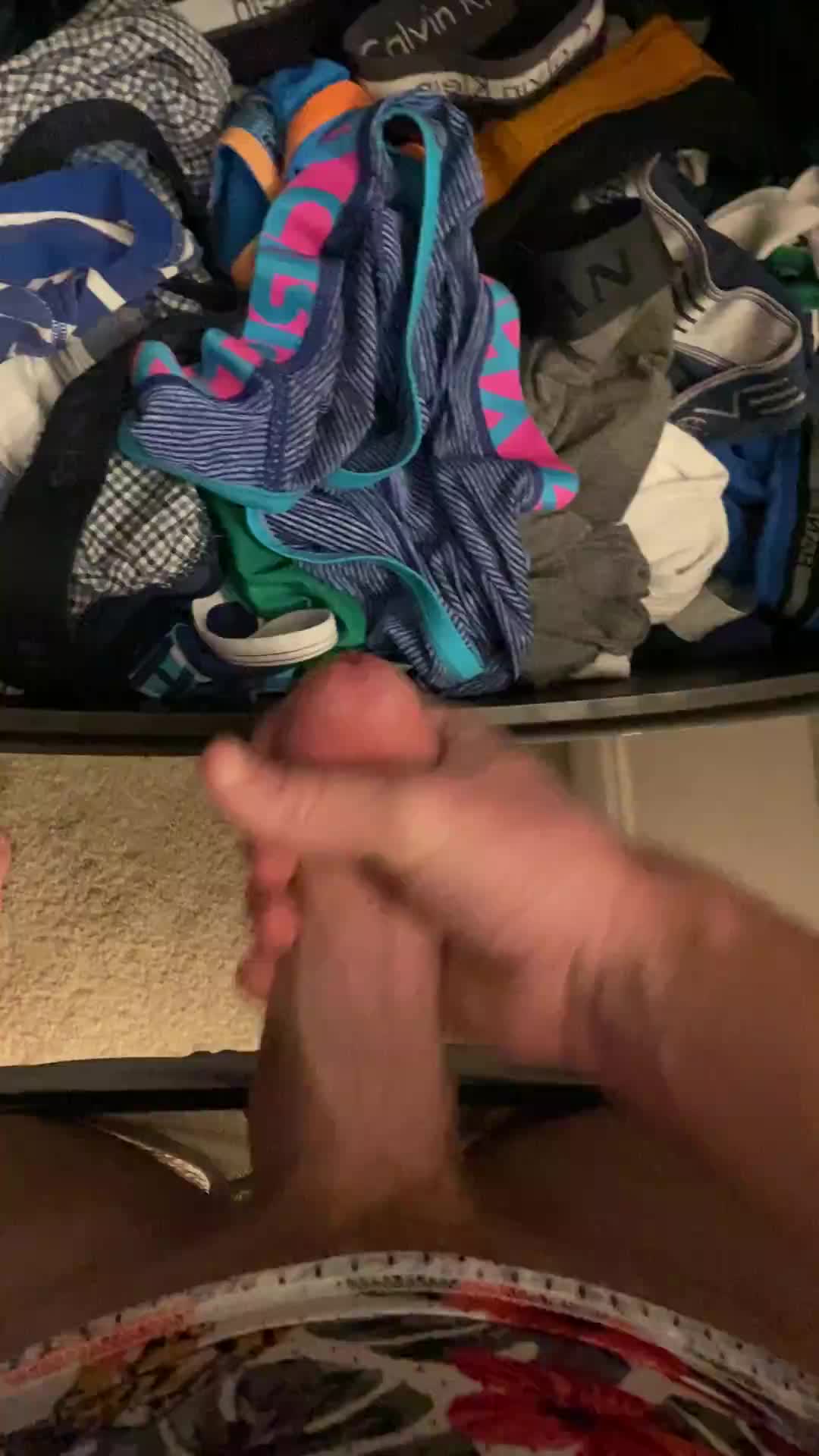 Wear my cum covered underwear
