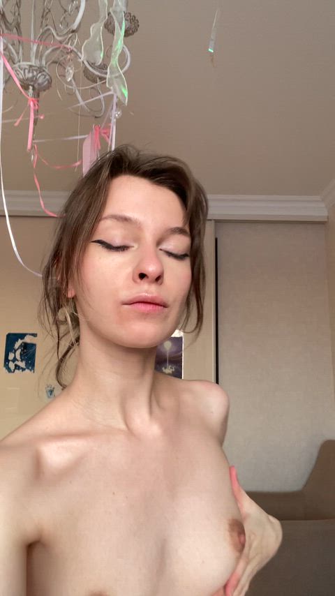 Open your mouth quickly to catch my spit...