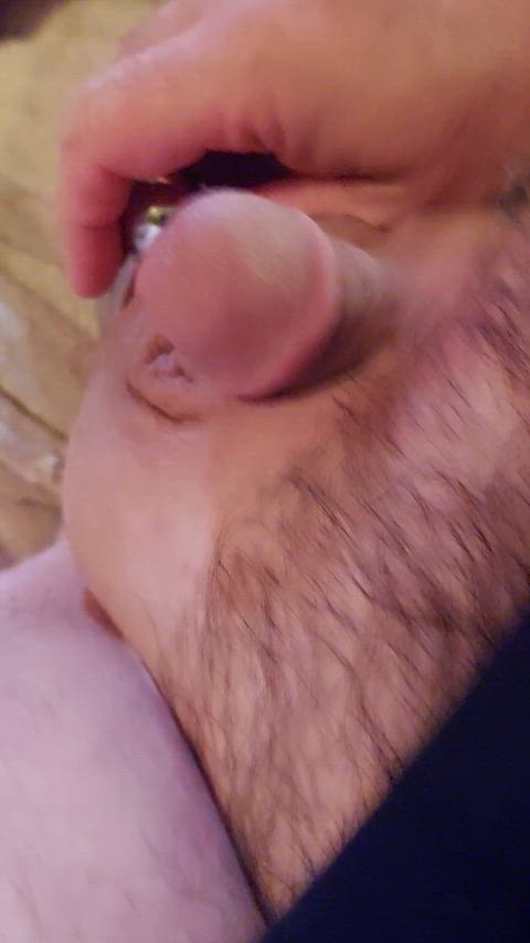 What do you think of my little guy cumming ??