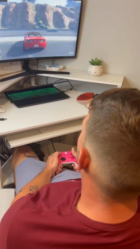 He played games and I played with his dick