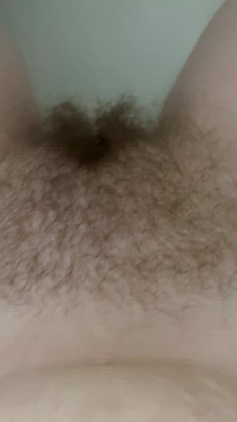 Baths are more fun with a hairy pussy <3